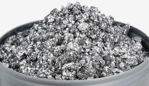 7um aluminiowa srebrna pasta z liśćmi i bez liści 25 kg na bęben